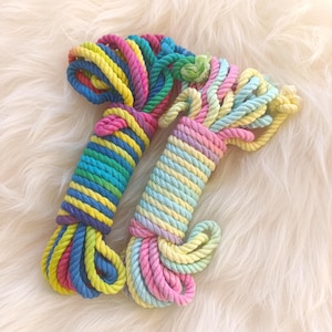 Shibari cotton rope 26,2ft (8m), diametr 0.23&quot; (6mm) Bondage Soft rope