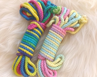 Lina bawełniana Shibari 26,2 ft (8 m), średnica 0,23" (6 mm) Lina miękka Bondage