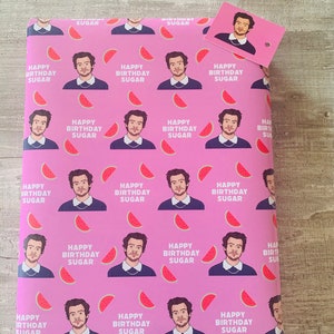 2 x sheets Harry Styles Watermelon Sugar Birthday Wrapping Paper (Free delivery)