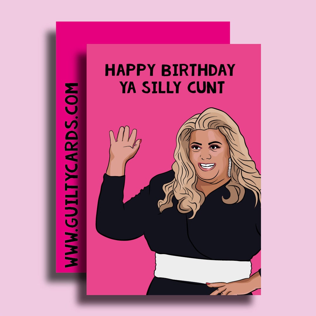 Gemma Collins Birthday Card - Etsy