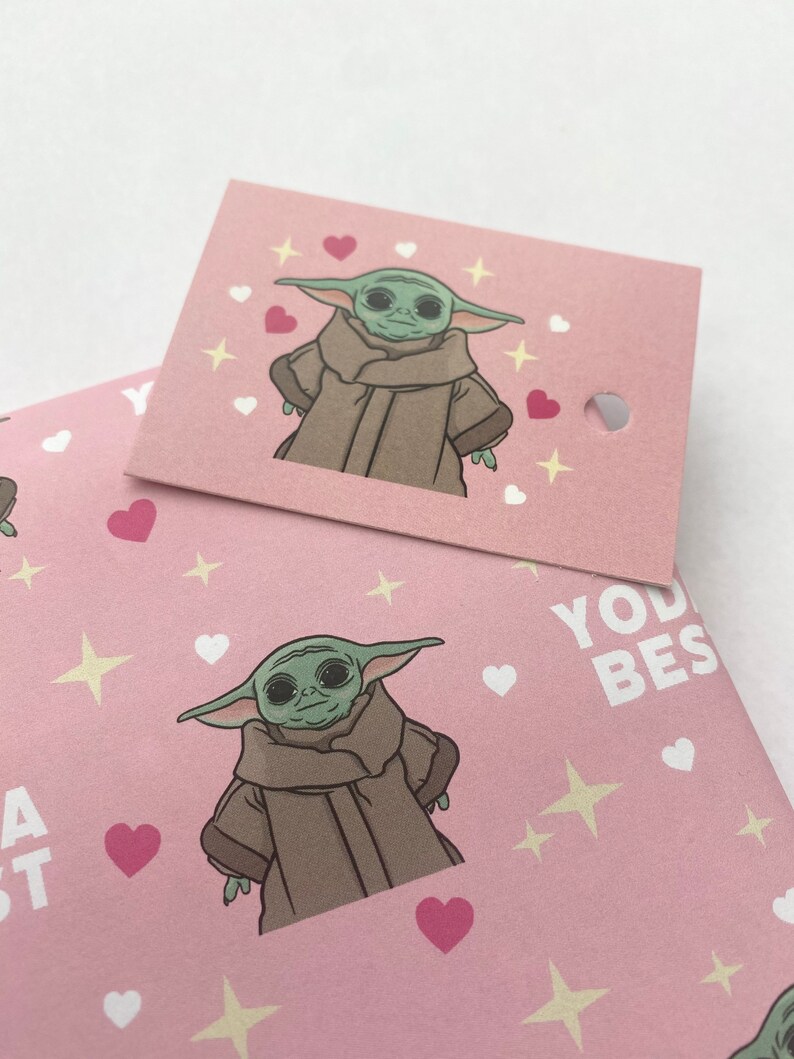Baby Yoda gift wrap Grogu Etsy