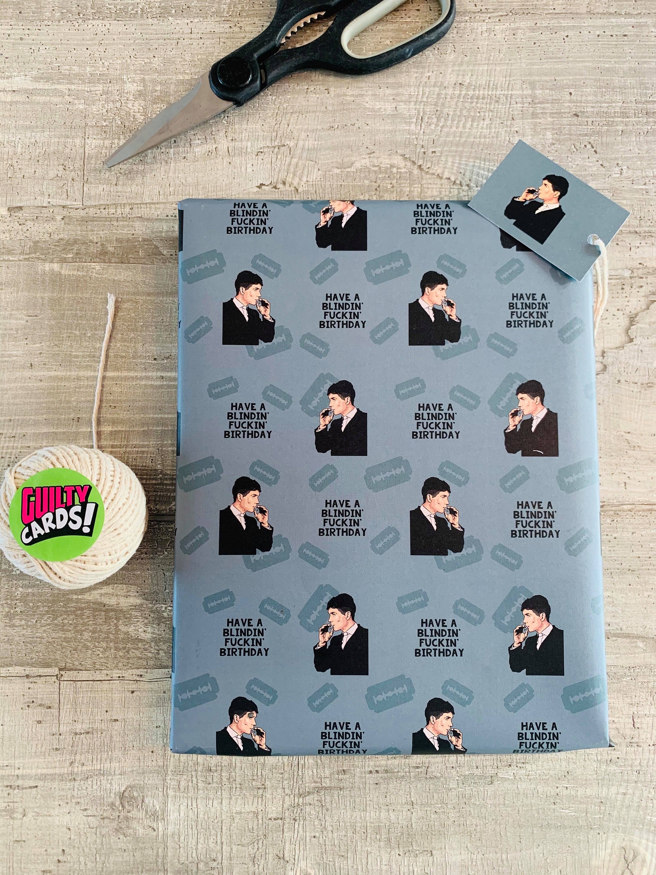 Peaky Blinders Birthday Wrapping Paper Etsy UK