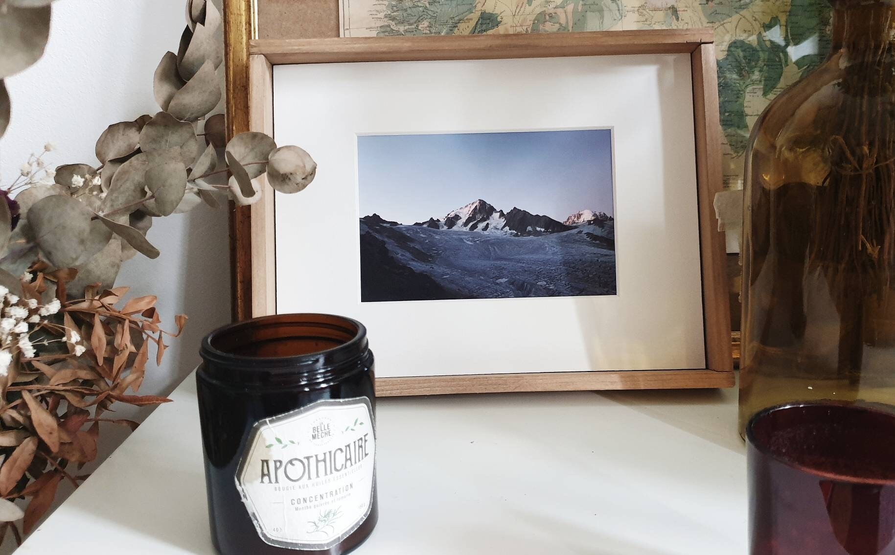 Cadre en Bois avec Photographie