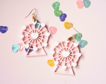 Ferris Wheel Earring File For Valentine's Day