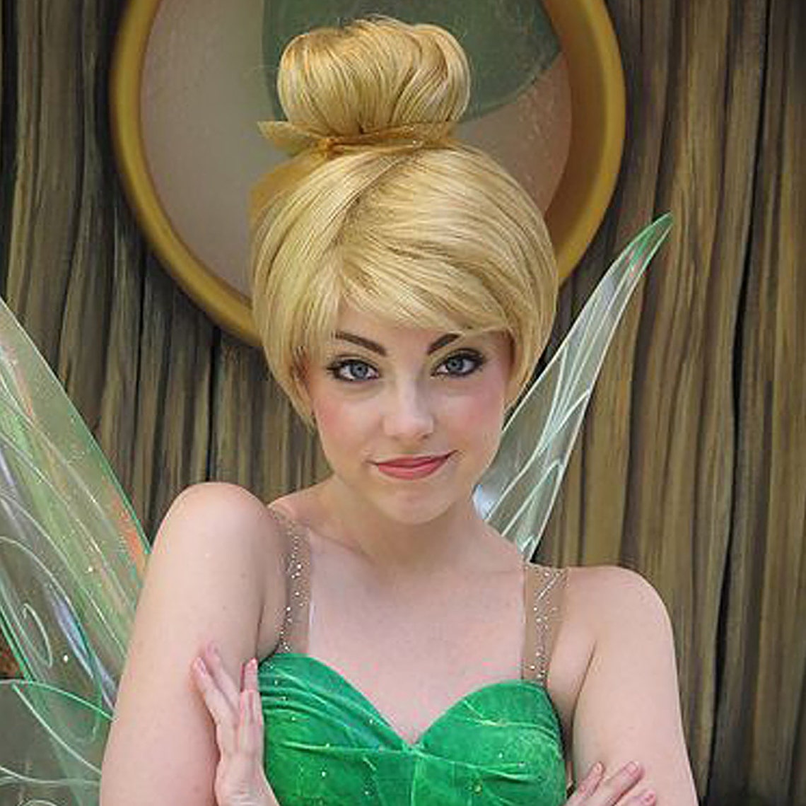 Tinker Bell Blonde Costume Wig Gold Hair Short Wigs Bud Etsy