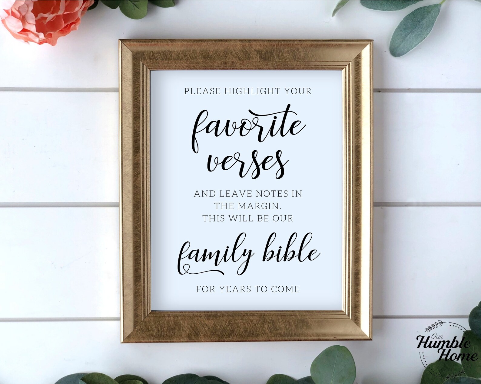 Please Highlight Your Favorite Verses Wedding Bible | Etsy