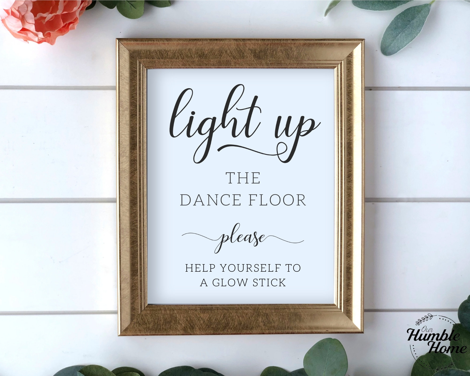 Light Up The Dance Floor Please Help Yourself To A Glow Stick Etsy