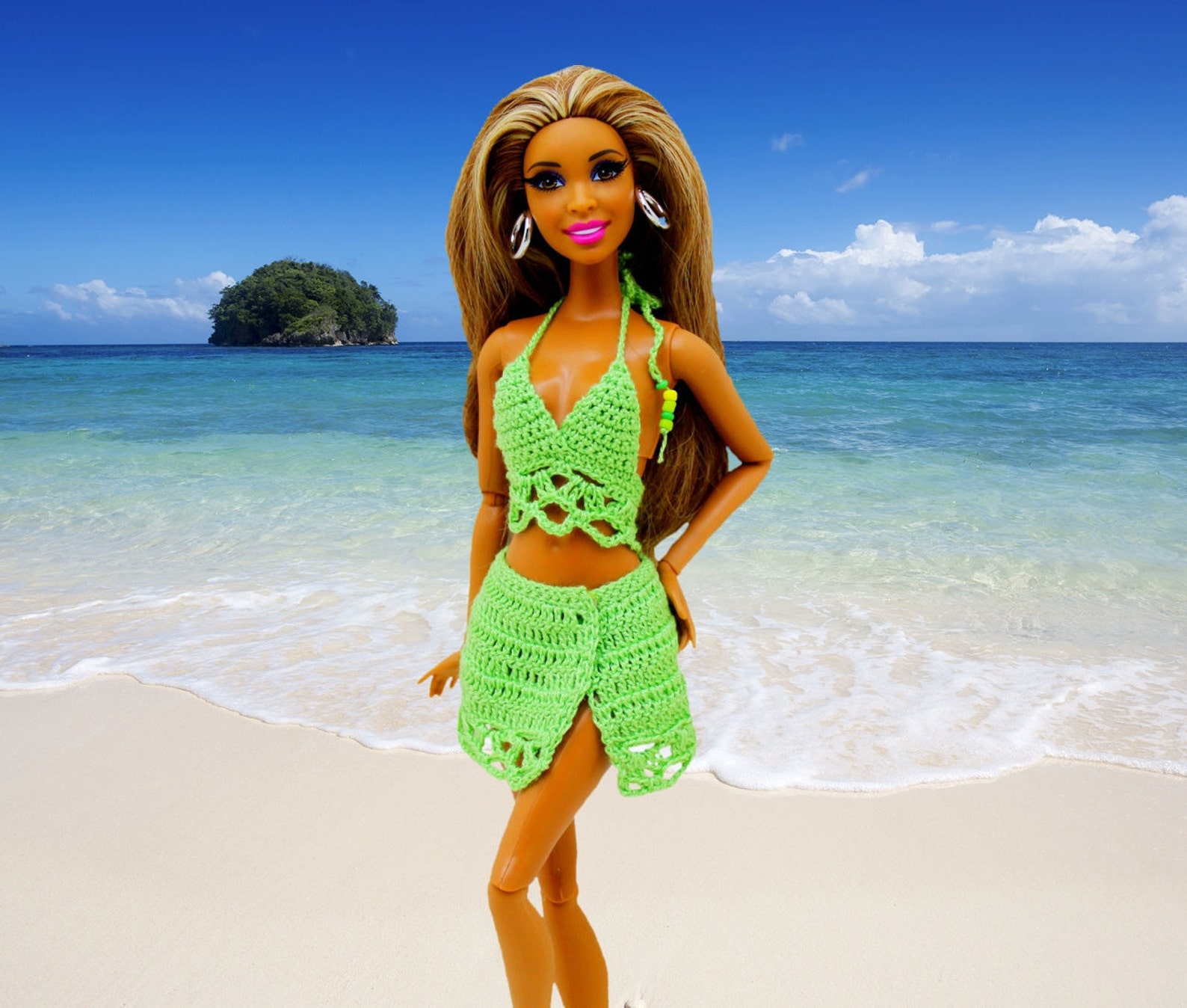 barbie beach clothes