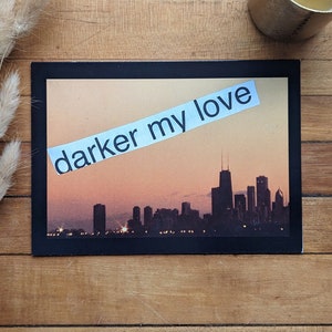 Darker My Love Carte de vœux-Carte d'amour-Carte de mariage-Carte romantique-Carte de Saint-Valentin-Carte d'anniversaire