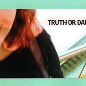 Wahrheit oder Pflicht Grußkarte-Flirty Card-I Want You-Kiss-Kiss Me-Truth or Dare