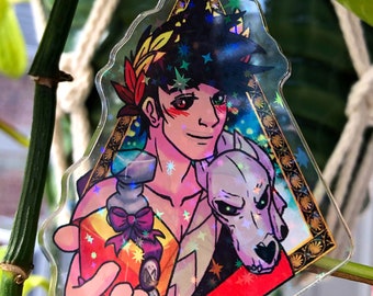 Hades Zagreus Ambrosia Double-Sided Acrylic Holo Charm