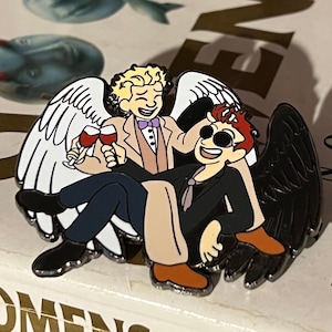 Good Omens: Encore un Verre! 2 INCH ENAMEL PIN