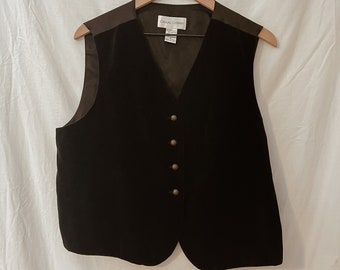 velour vest