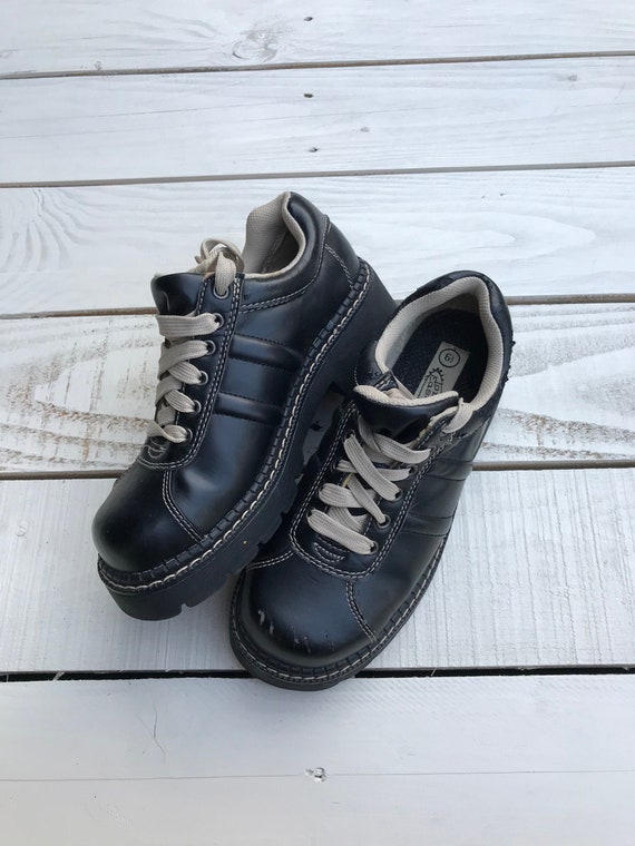Lower East Side Black Low top Replica Doc Martins