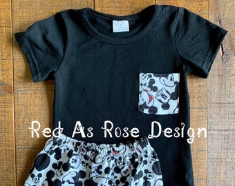 boy and girl matching disney outfits