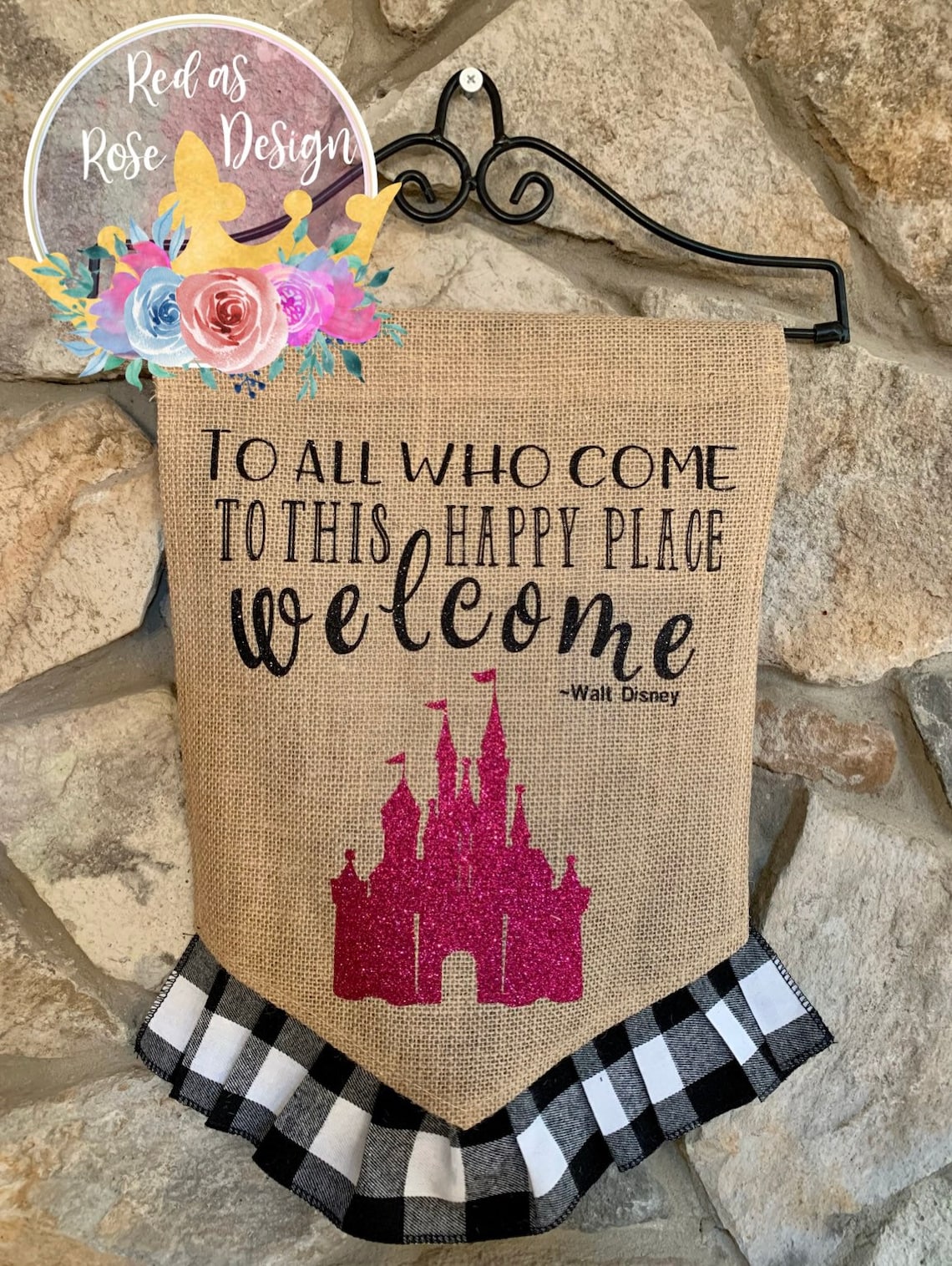 Disney Flag/disney Decor/garden Flag Etsy