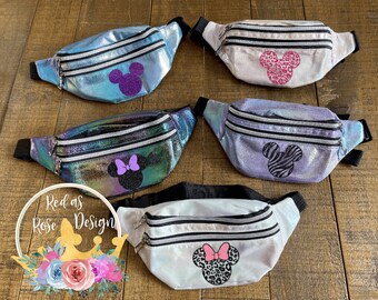 disney sequin fanny pack