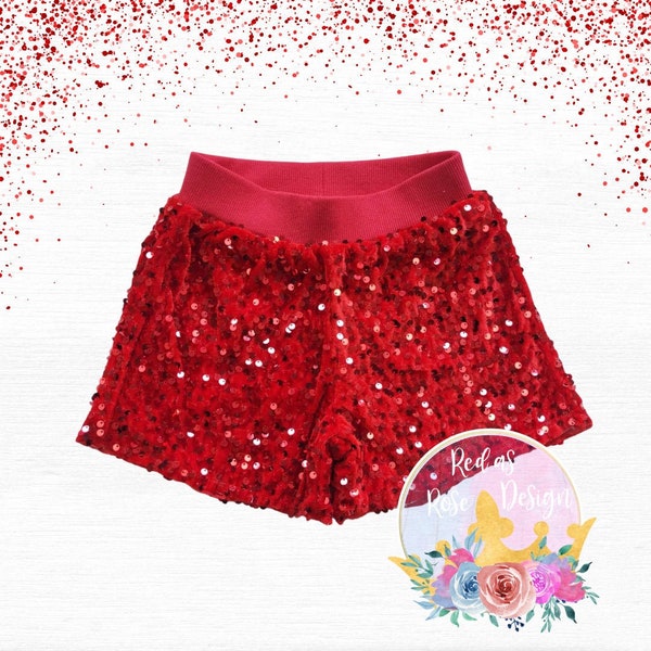 Sequin Shorts Etsy