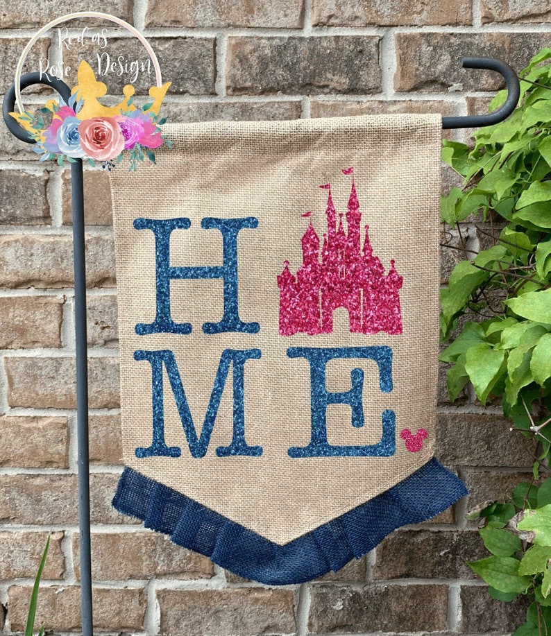 Disney Flag/disney Decor/garden Flag Etsy