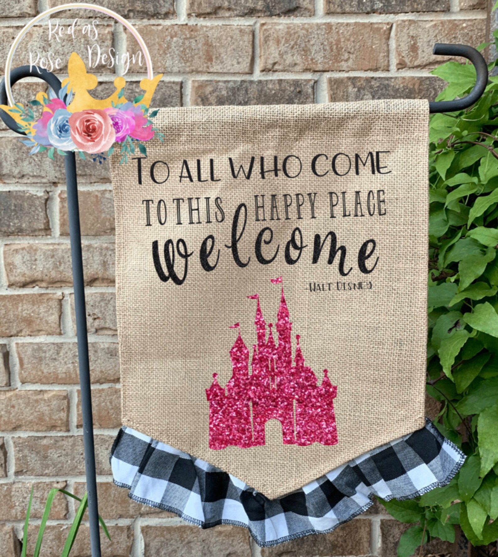 Disney Flag/Disney Decor/Garden Flag Etsy