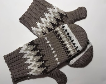 Guanti di Bernie Sanders lavorati a mano, maglione riciclato