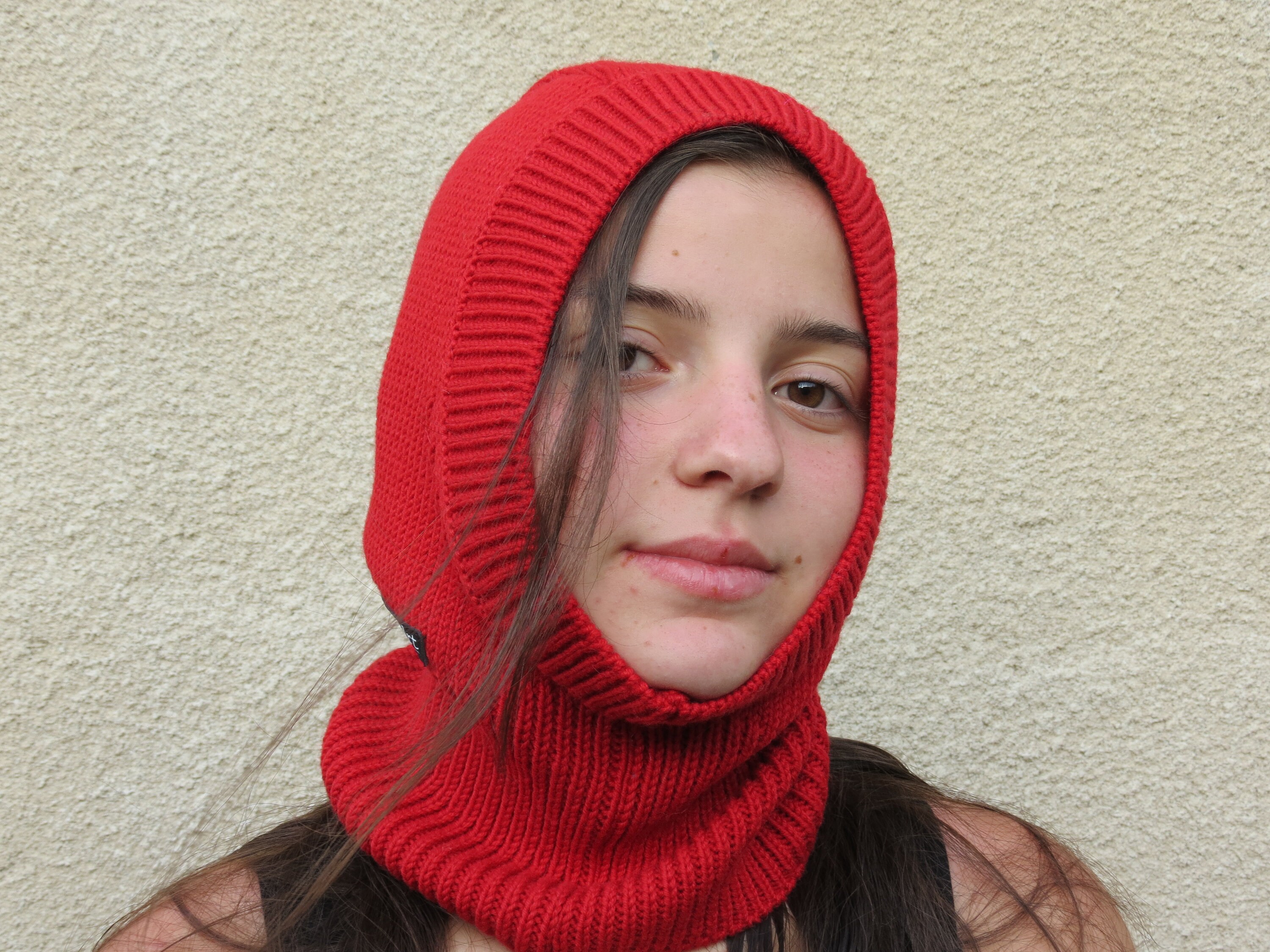 Balaclava Face Mask. Balaclava With Hood, Knitted Hood, Ski