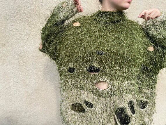 トップス TTTMSW Camouflage pullover knit (GREEN) トップス TTTMSW Camouflage pullover knit (GREEN) Camouflage