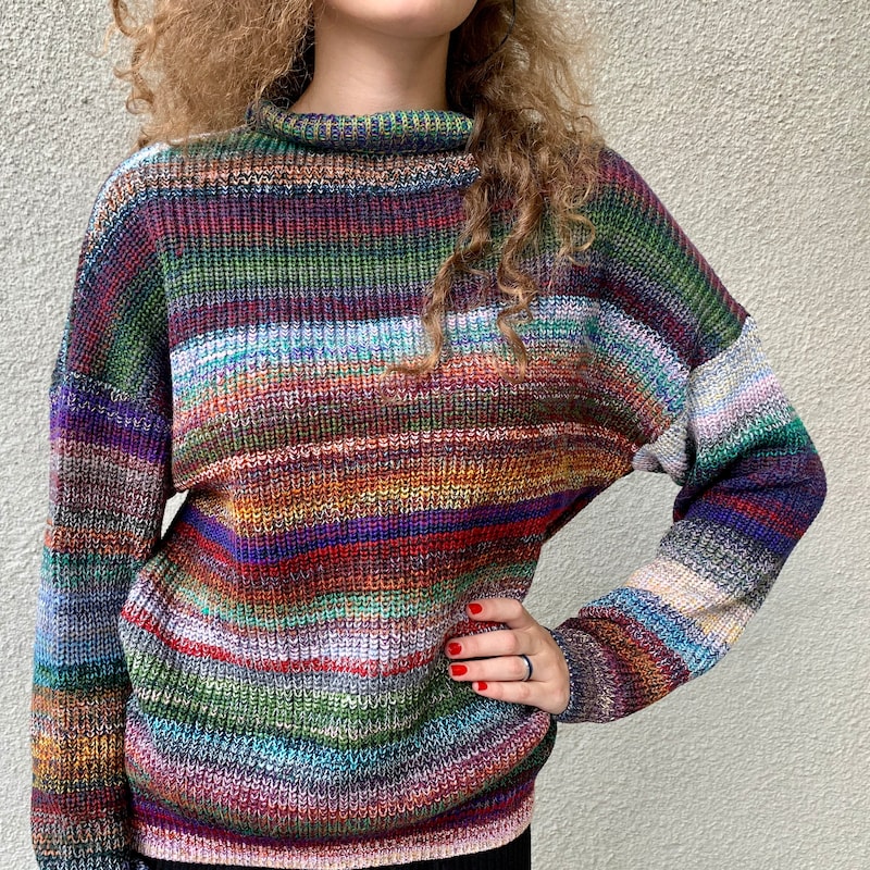 Loose Knit Sweater Etsy