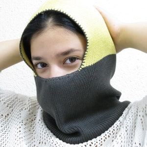 full face mask ,  balaclava ,face mask, ski mask, face cover , knit balaclava ,neck warmer, warm beanie, face mask wool felt,