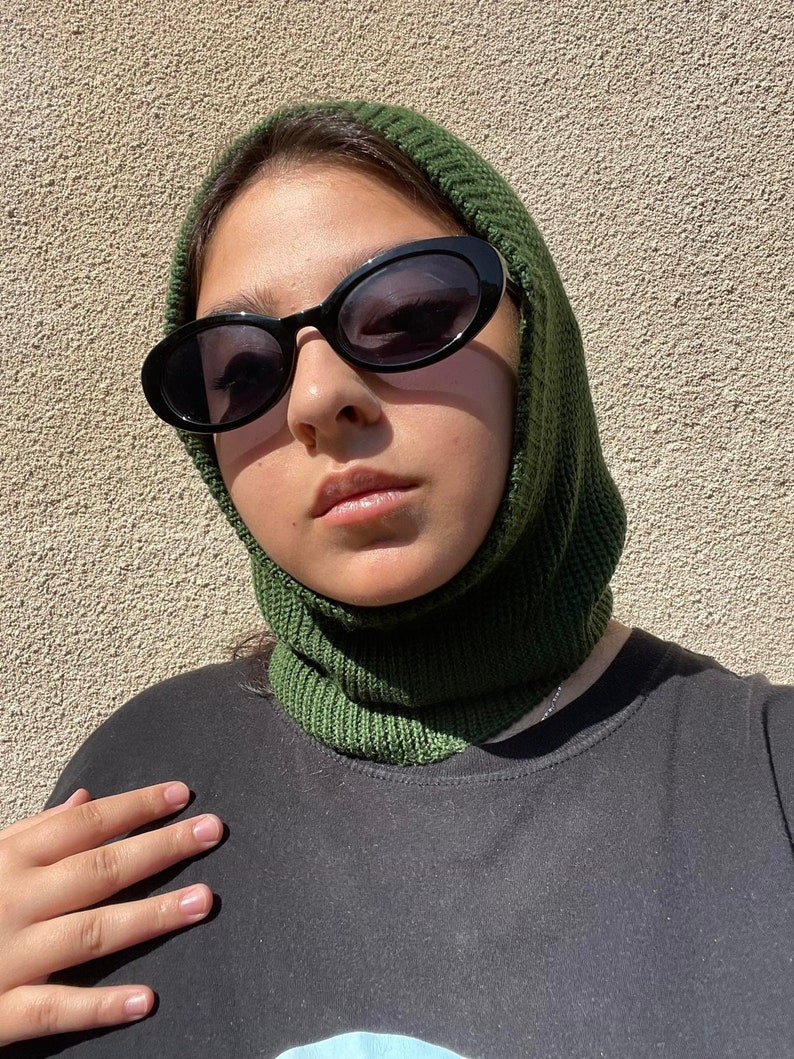 Olive Green Balaclava Hood ,yeat Balaclava Hat Etsy
