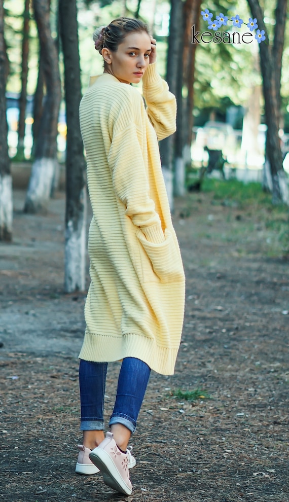 Buy yellow cardigan hotsell