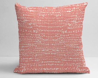 coral couch pillows