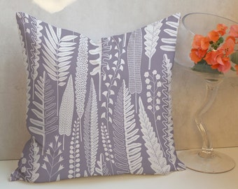 Lila Blatt Print Kissenbezug - Farmhouse Decor CC347