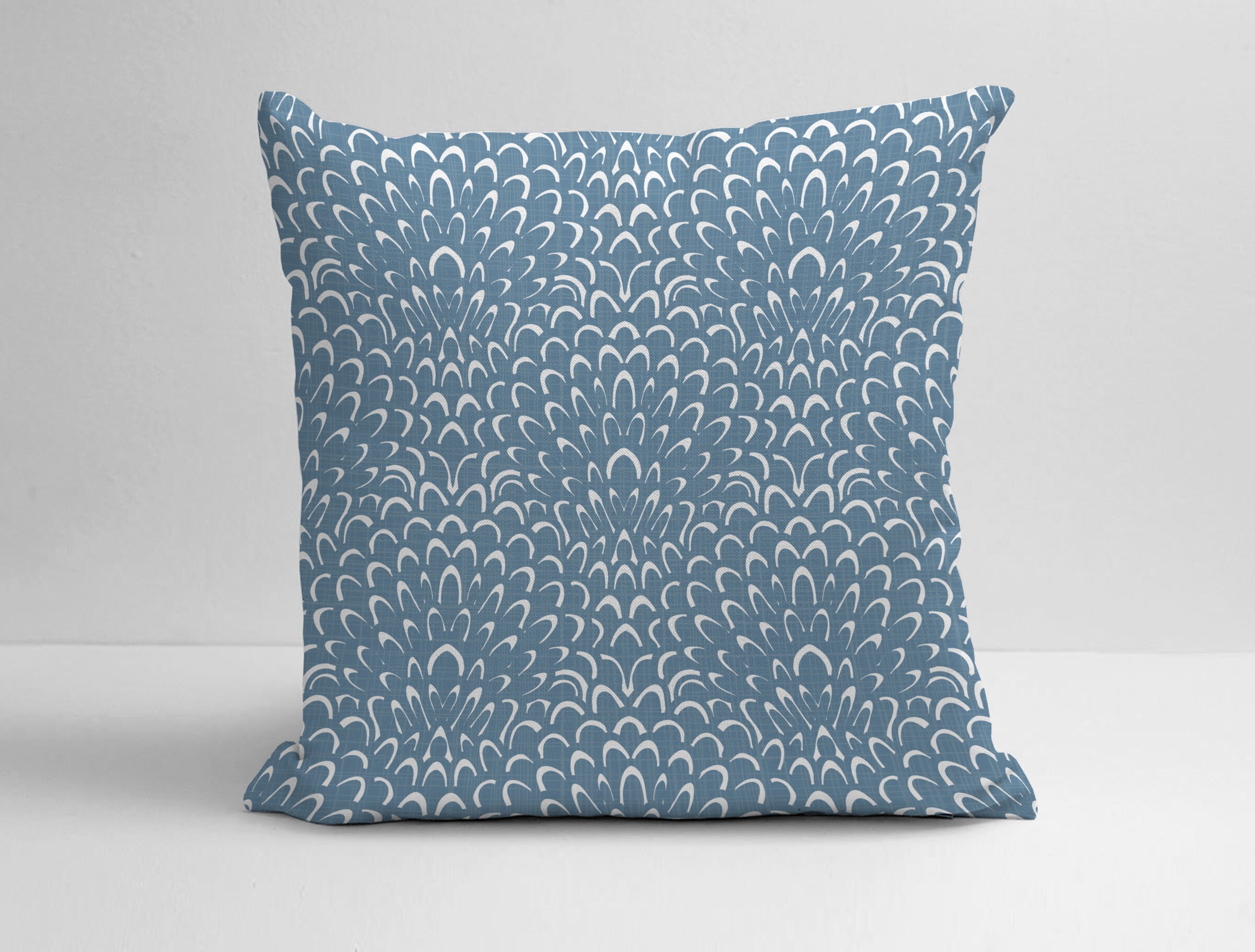 Powder Blue and White Pillow Cover Powder Blue Throw Pillow Etsy