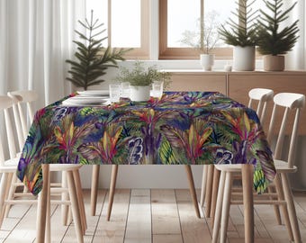 Tropisk lövduk: Livfullt akvarelltryck, Polycanvas TC374