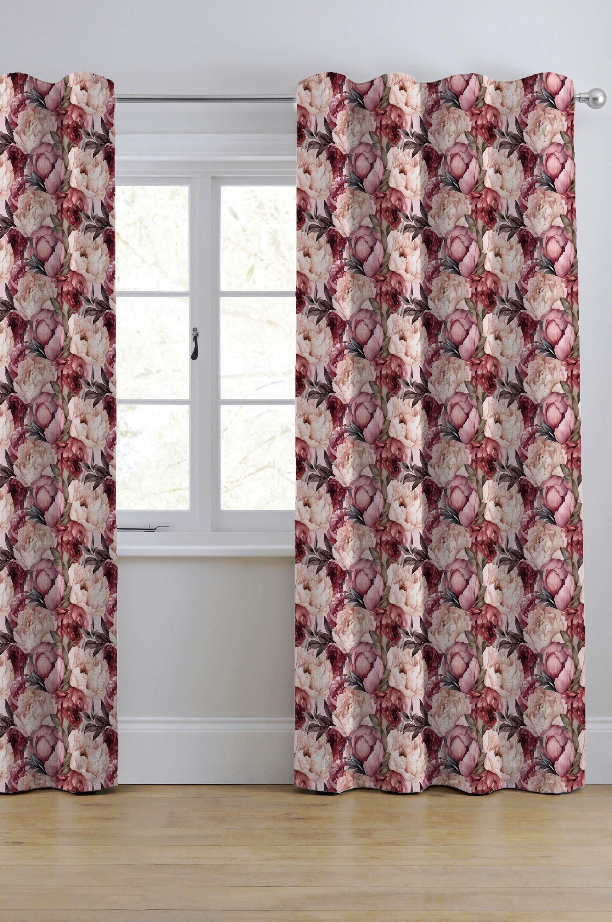 Équilibre Stripe Mauve Curtain Équilibre Stripe Mauve Curtain