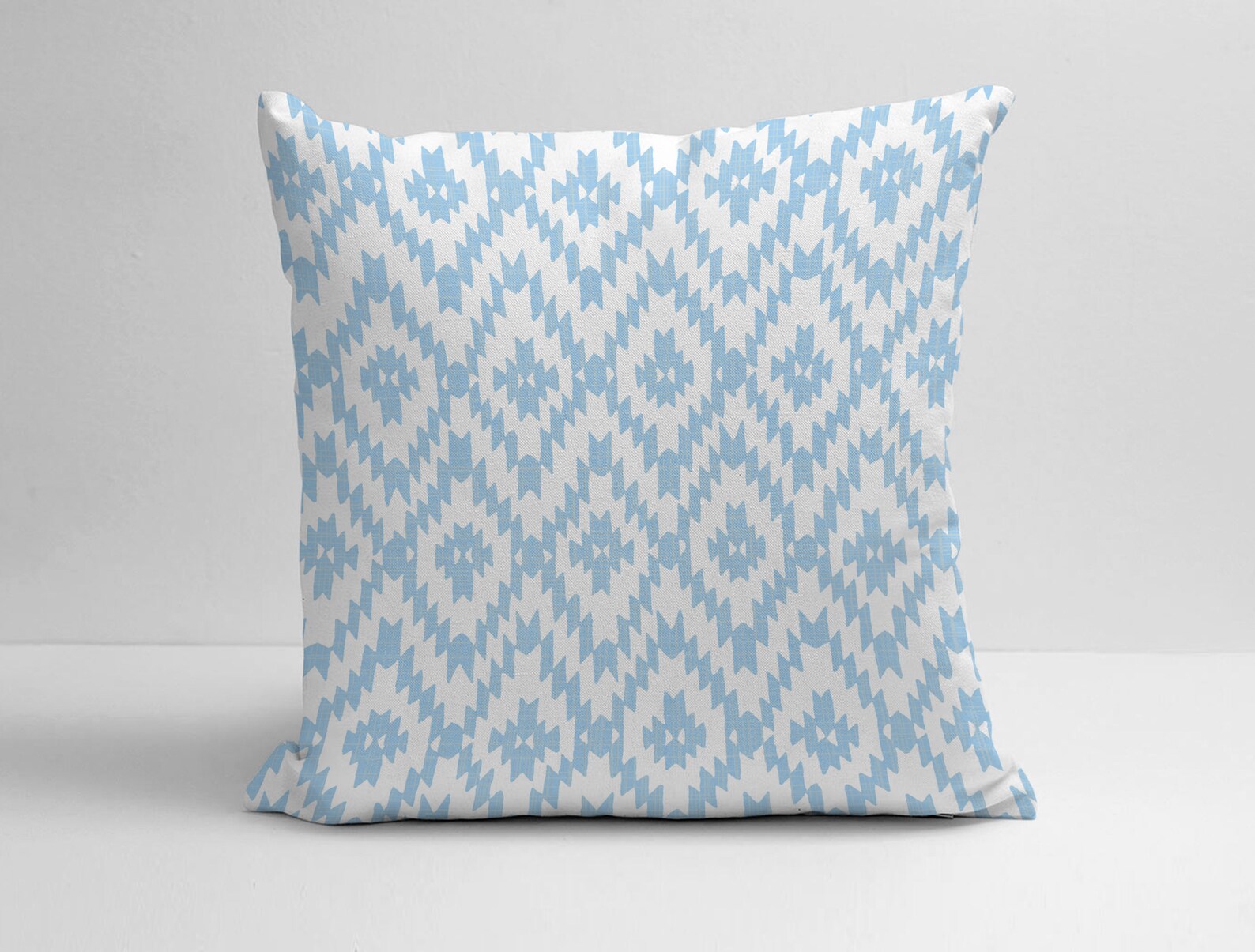 Sky Blue and White Pillow Cover Sky Blue Throw Pillow Sky Etsy