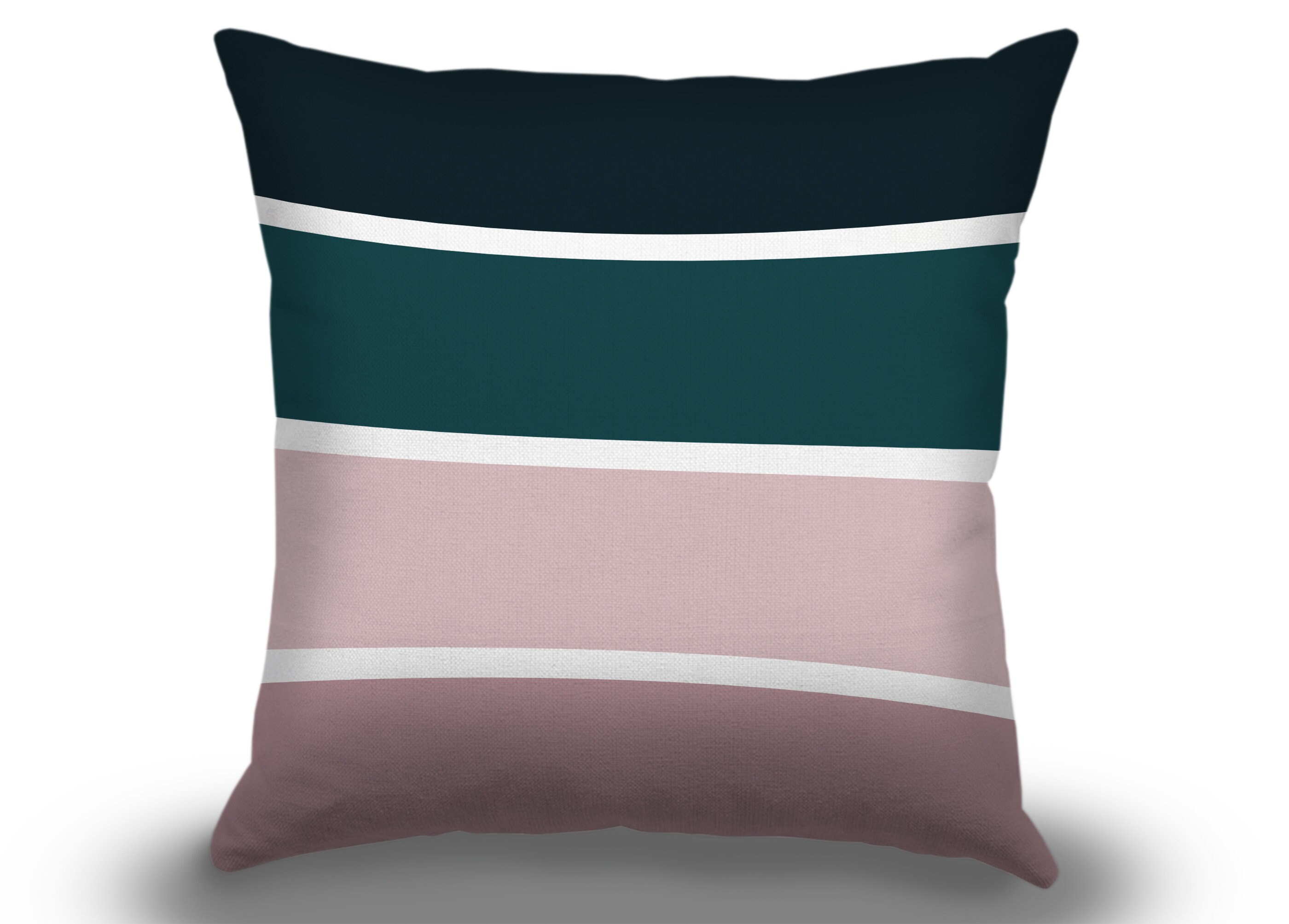 Teal and Pink Shades Geometric Pillow Throw pillow cover Etsy