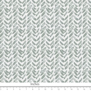 Saliegroene aquareltextuur katoen linnen canvas, naaistof FAB406