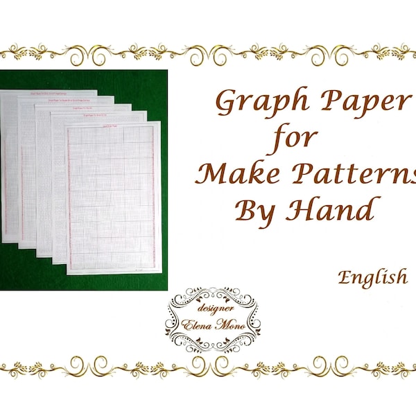 Printable Graph Paper For Make Patterns By Hand Brick Stitch, Peyote, Loom, Brick Stitch Fringe Earrings, Double Brick Stitch Fringe Earring