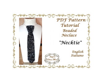 Beaded Necktie Tutorial: Beadweaving Pattern (PDF)
