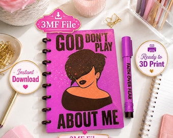 Faith Notebook and Pen 3MF File, Inspirational 3D Print Design (Digital Download)