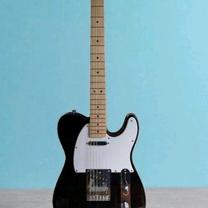 Squier by Fender Telecaster Electric Guitar Black Maple Neck  2023 ICS