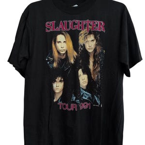 Slaughter Vintage Tour Shirt - Etsy
