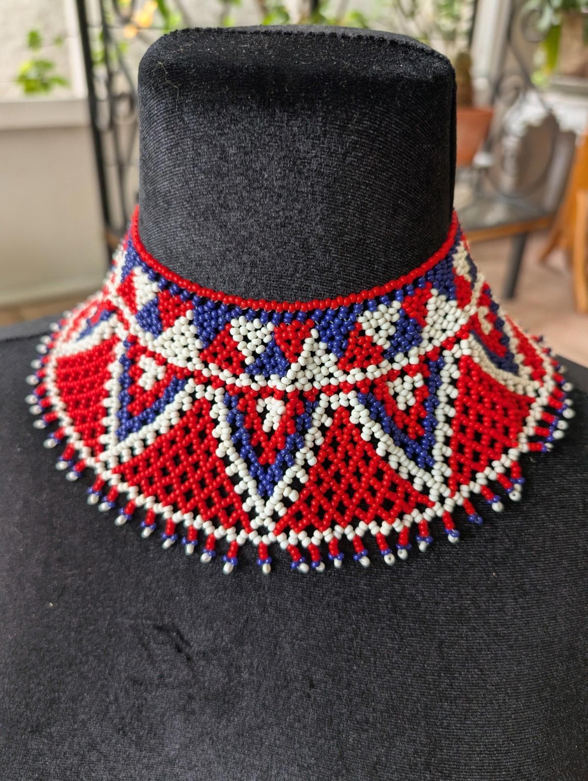 Maasai bead necklace - Etsy 日本