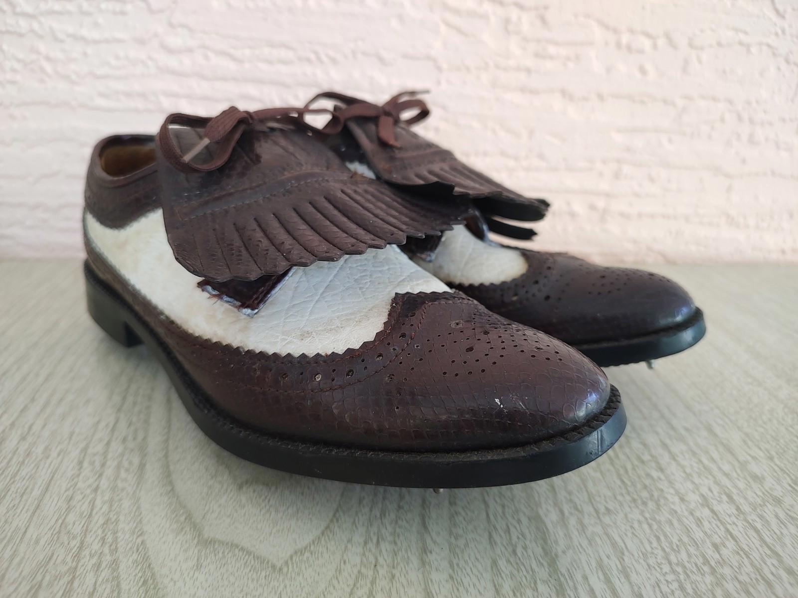 Vintage Golf Shoes Men - Etsy New Zealand