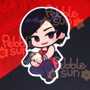 Ada Wong | Geïnspireerd door Resident Evil | 3&quot; matte vinylsticker