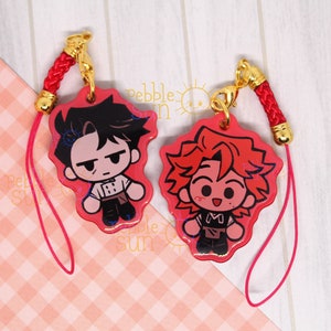 Rody and Vincent  | Dead Plate | 4 cm Double Sided Phone Charms