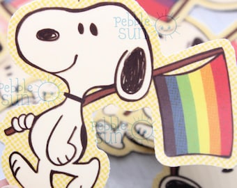 Pride Flag 3" matte vinylstickers