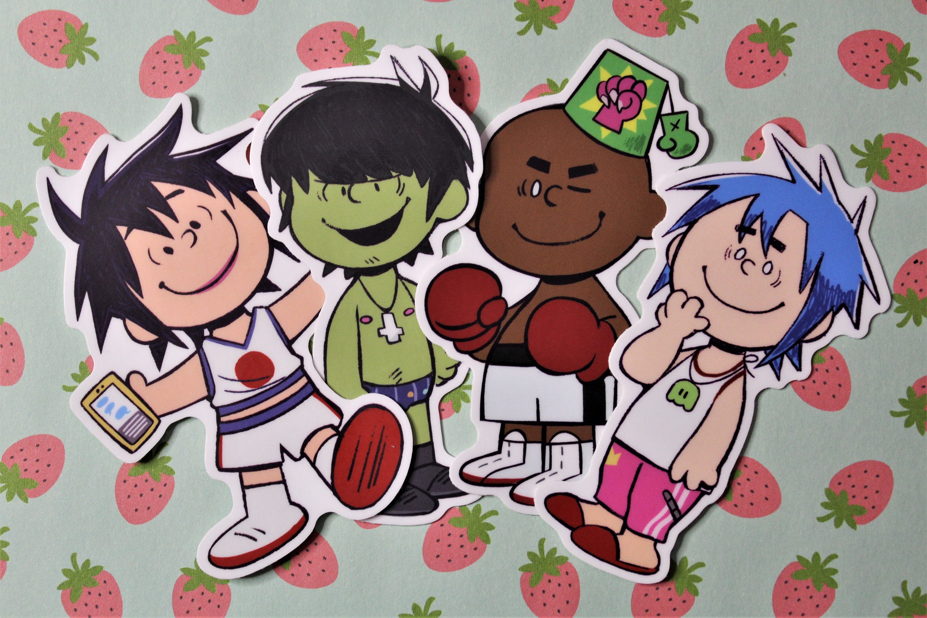 Gorillaz 3.5in Matte Vinyl Stickers - Etsy